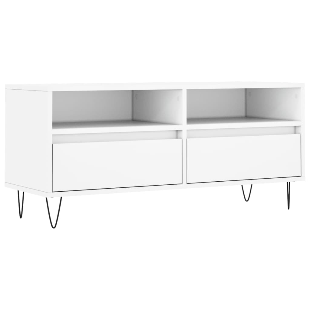 TV ormarić bijeli 100 x 34,5 x 44,5 cm od konstruiranog drva