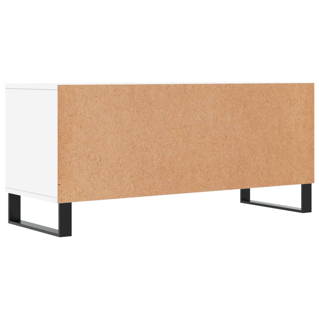 TV ormarić bijeli 100 x 34,5 x 44,5 cm od konstruiranog drva