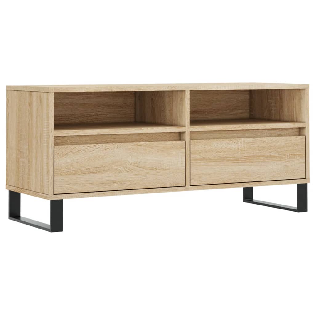 TV ormarić boja hrasta sonome 100x34,5x44,5cm konstruirano drvo