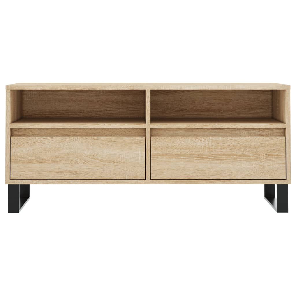 TV ormarić boja hrasta sonome 100x34,5x44,5cm konstruirano drvo
