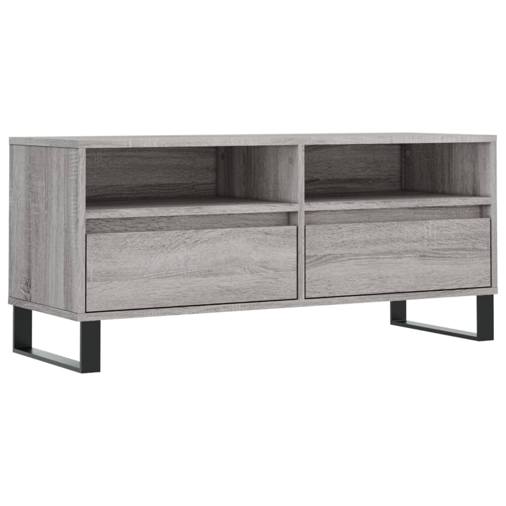 TV ormarić sivi Sonoma 100x34,5x44,5cm konstruirano drvo