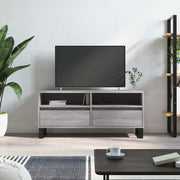 TV ormarić sivi Sonoma 100x34,5x44,5cm konstruirano drvo