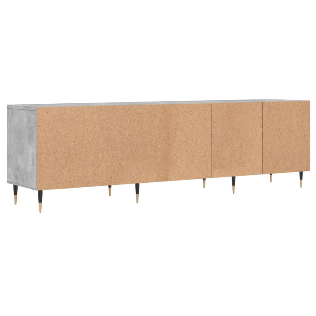 TV ormarić boja betona 150x30x44,5 cm od konstruiranog drva