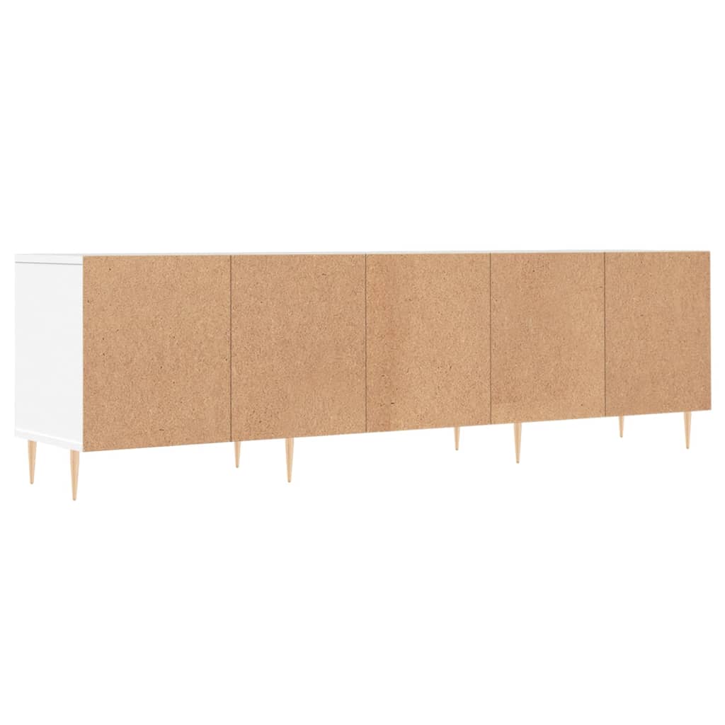 TV ormarić bijeli 150x30x44,5 cm od konstruiranog drva Bijela