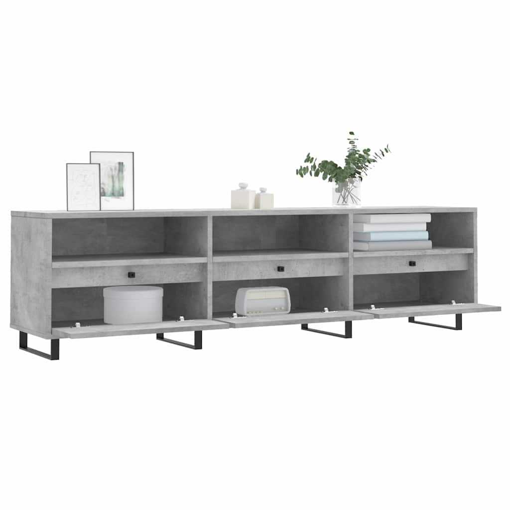 TV ormarić boja betona 150x30x44,5 cm od konstruiranog drva