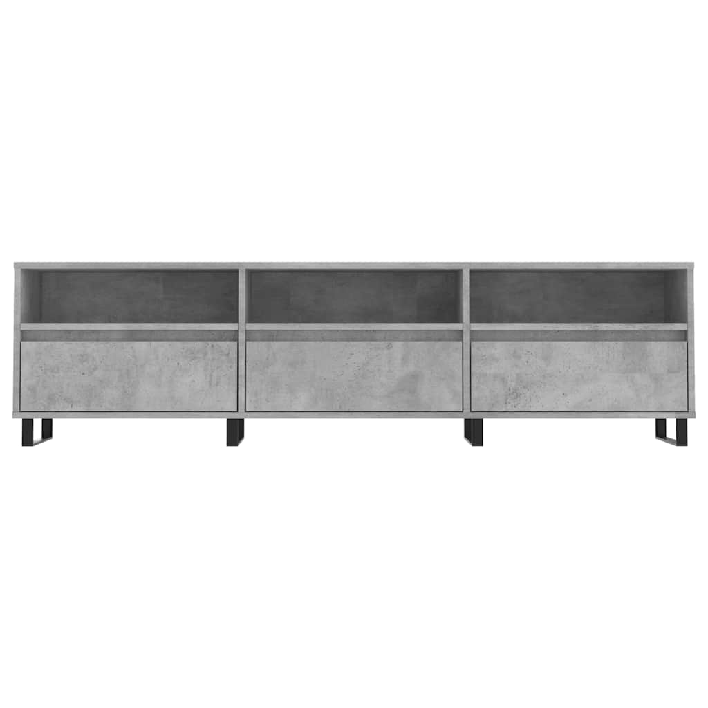 TV ormarić boja betona 150x30x44,5 cm od konstruiranog drva