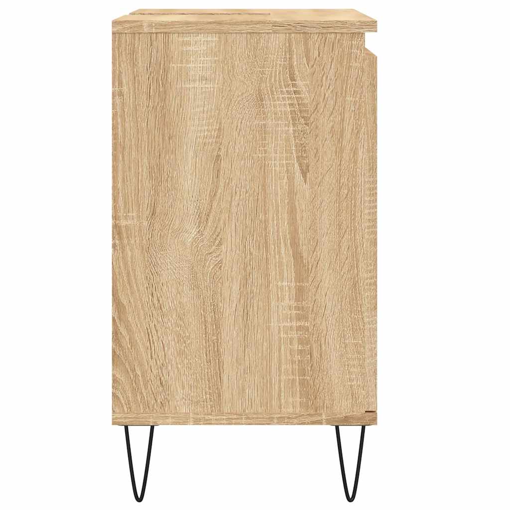 Kupaonski ormarić boja hrasta 58x33x60 cm konstruirano drvo