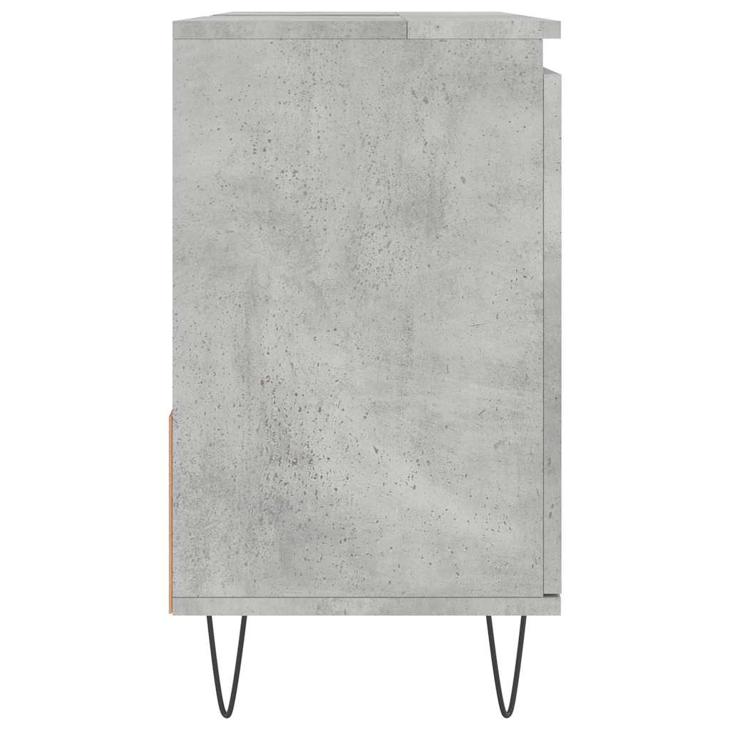 Kupaonski ormarić boja betona 65x33x60 cm od konstruiranog drva