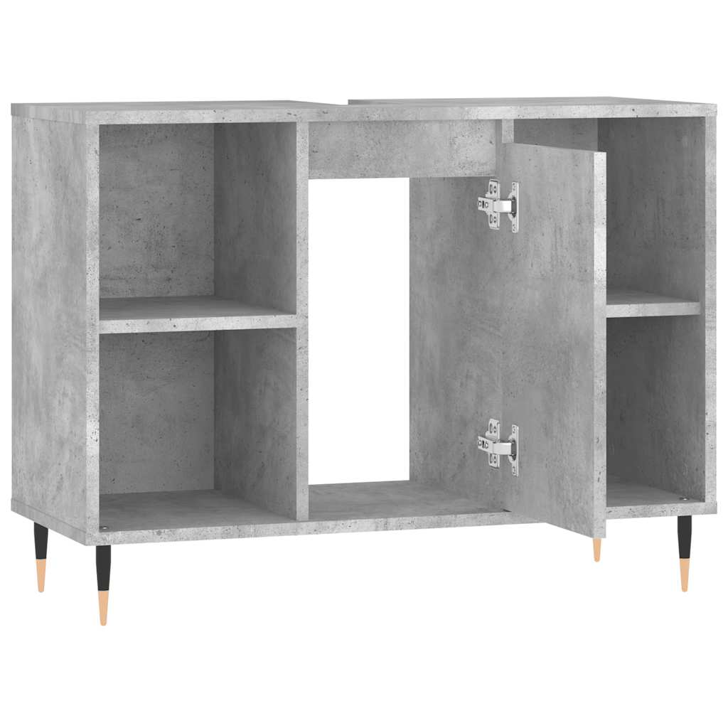 Kupaonski ormarić boja betona 80x33x60 cm od konstruiranog drva