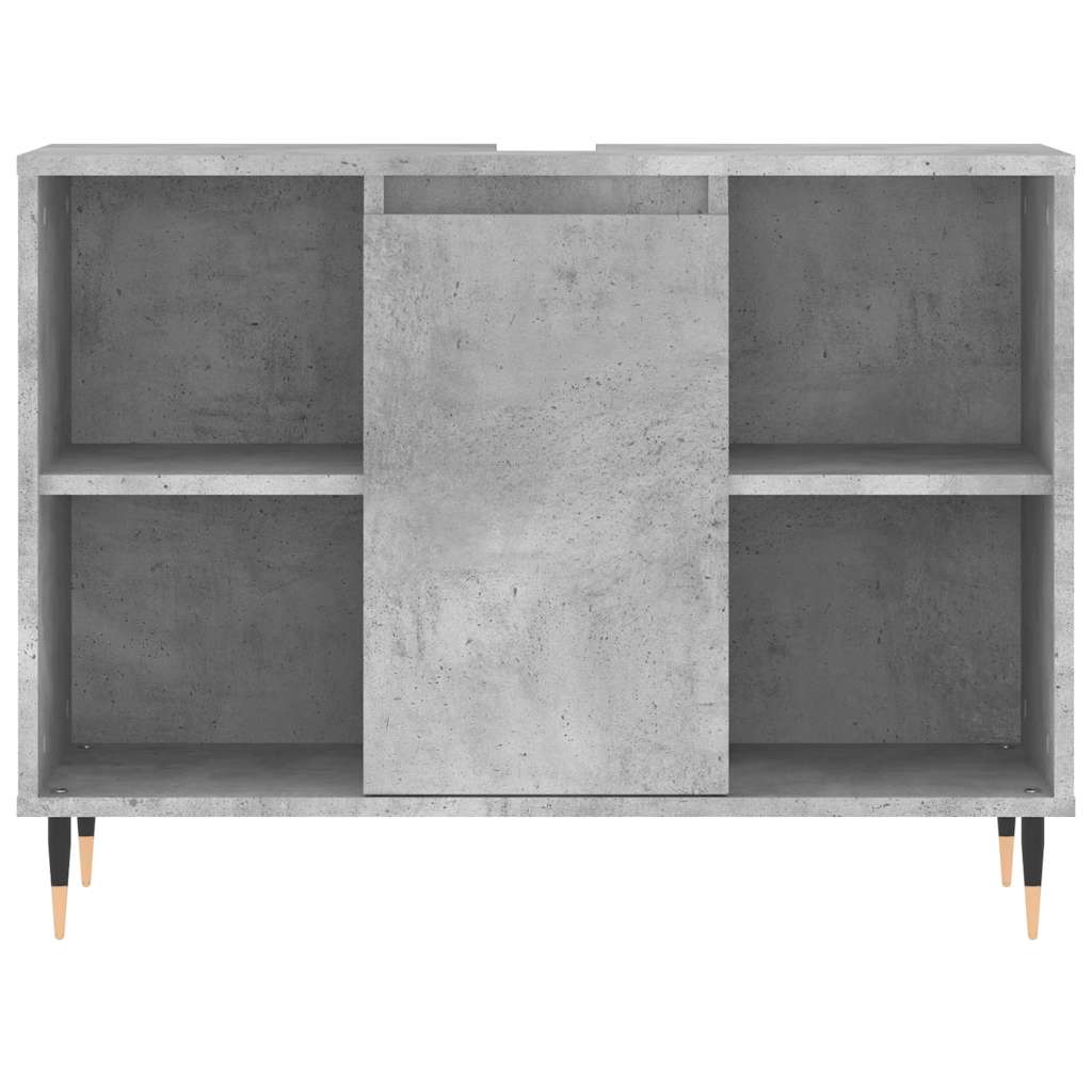 Kupaonski ormarić boja betona 80x33x60 cm od konstruiranog drva