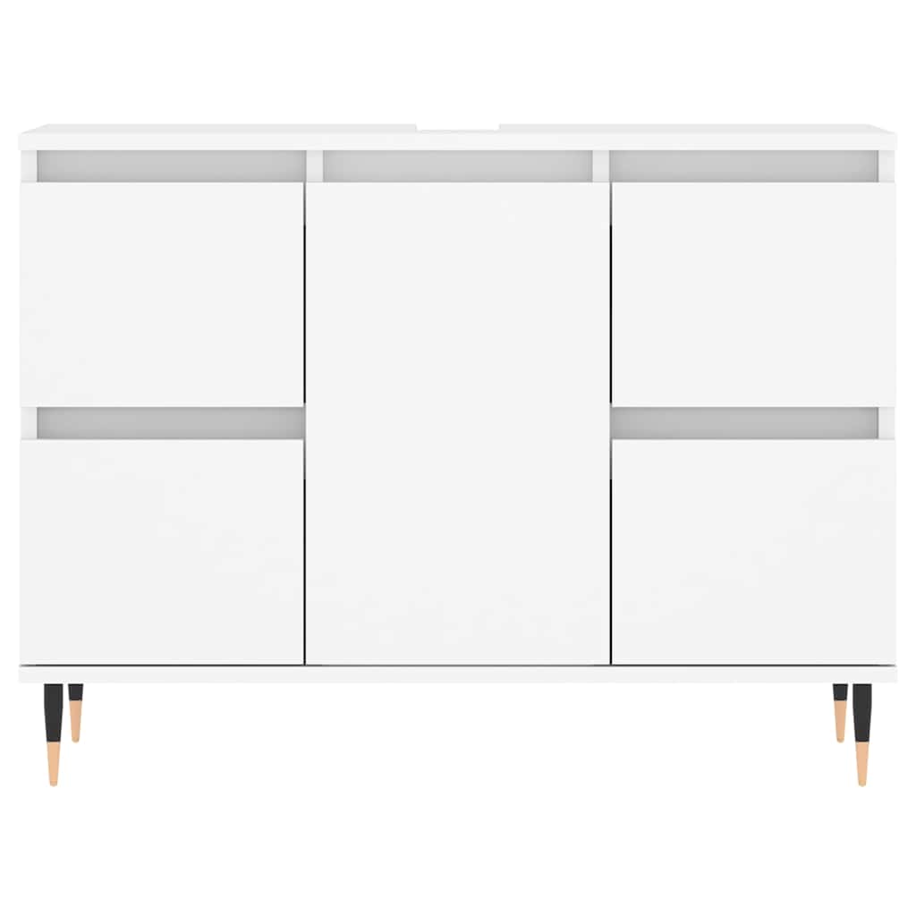 Kupaonski ormarić bijeli 80 x 33 x 60 cm od konstruiranog drva