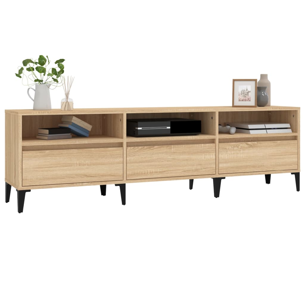 TV ormarić boja hrasta sonome 150x30x44,5 cm konstruirano drvo