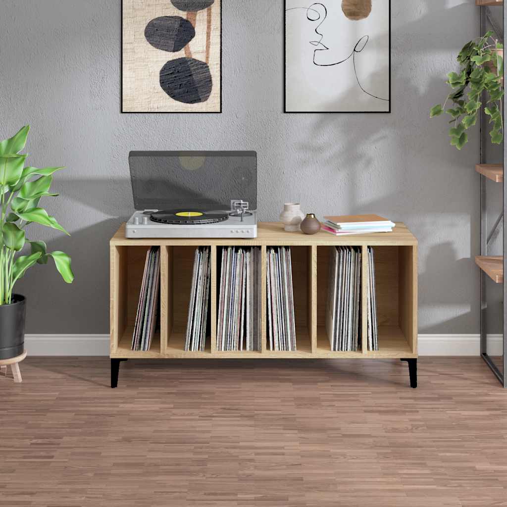 Ormarić za ploče boja hrasta 100x38x48 cm od konstruiranog drva