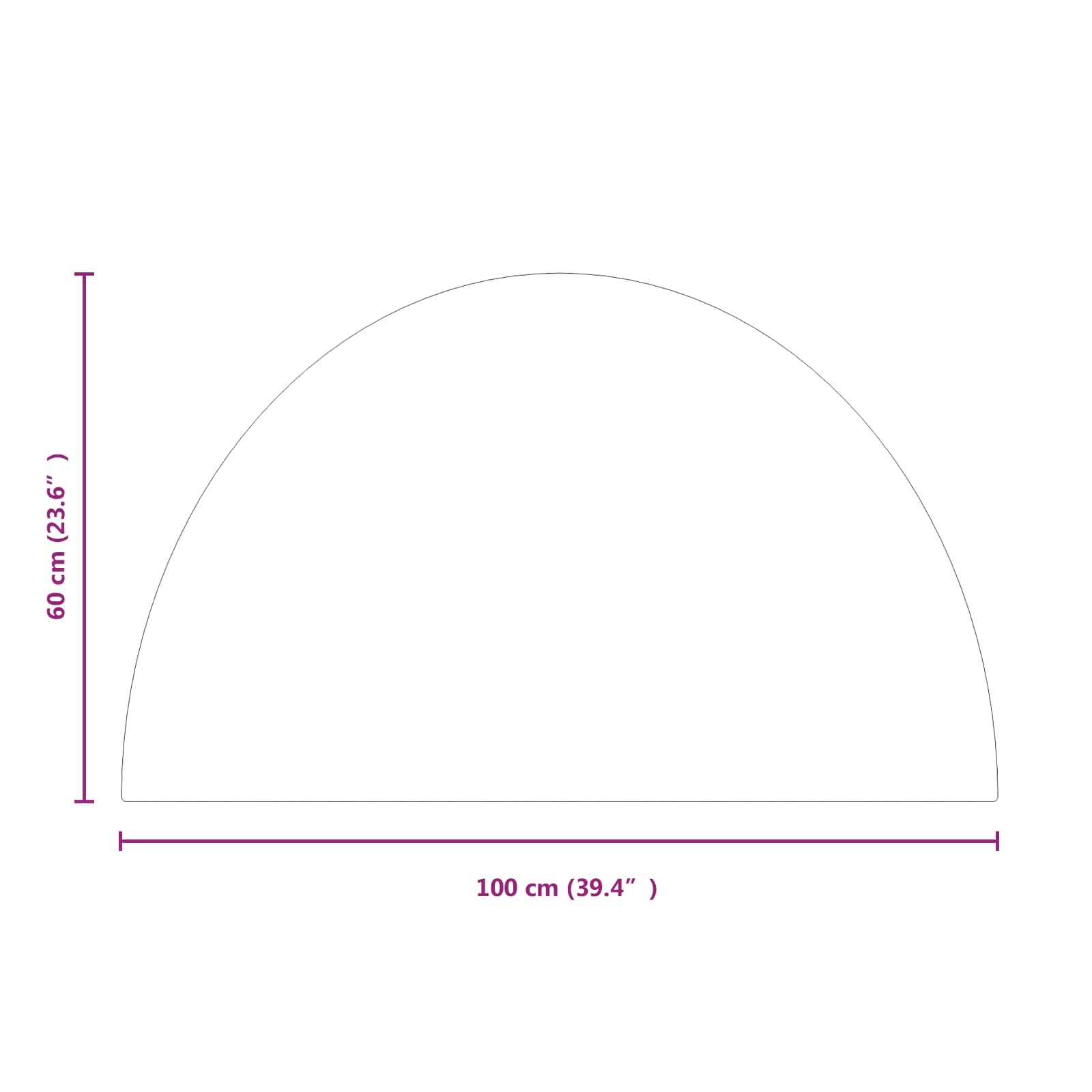 Staklena ploča za kamin *Transparent*an 1000 x 600 mm Stakl