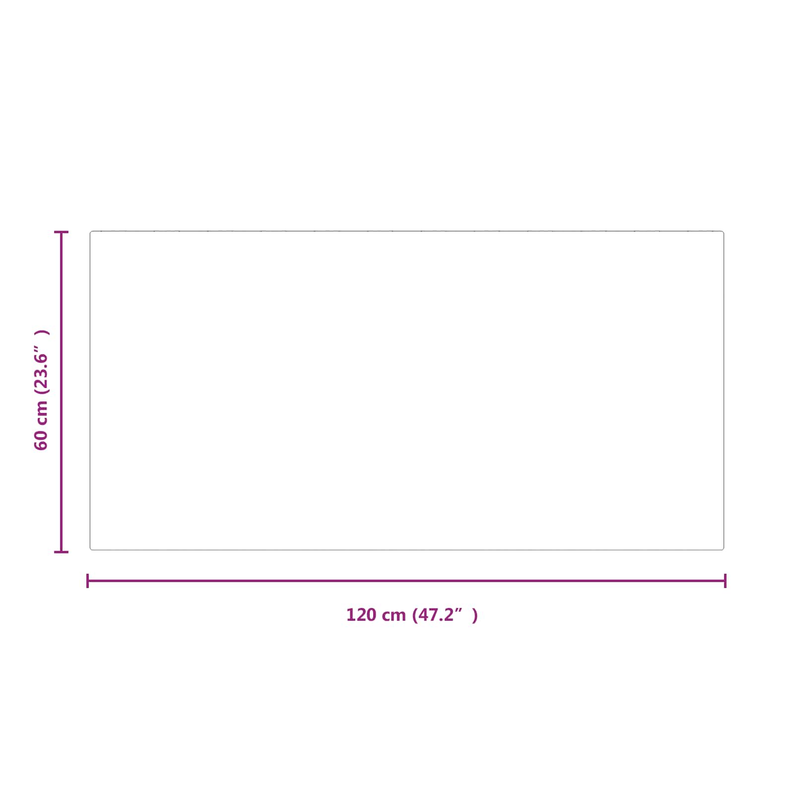 Staklena ploča za kamin *Transparent*an 120 x 60 cm Stakl