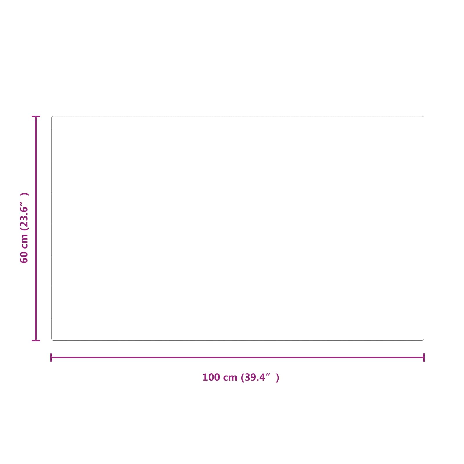 Staklena ploča za kamin *Transparent*an 100 x 60 cm Stakl