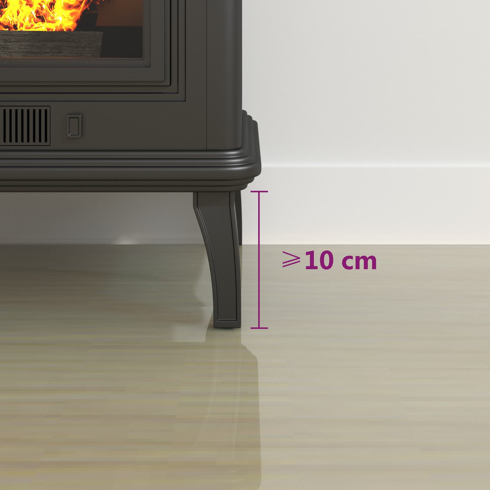 Staklena ploča za kamin *Transparent*an 120 x 60 cm Stakl