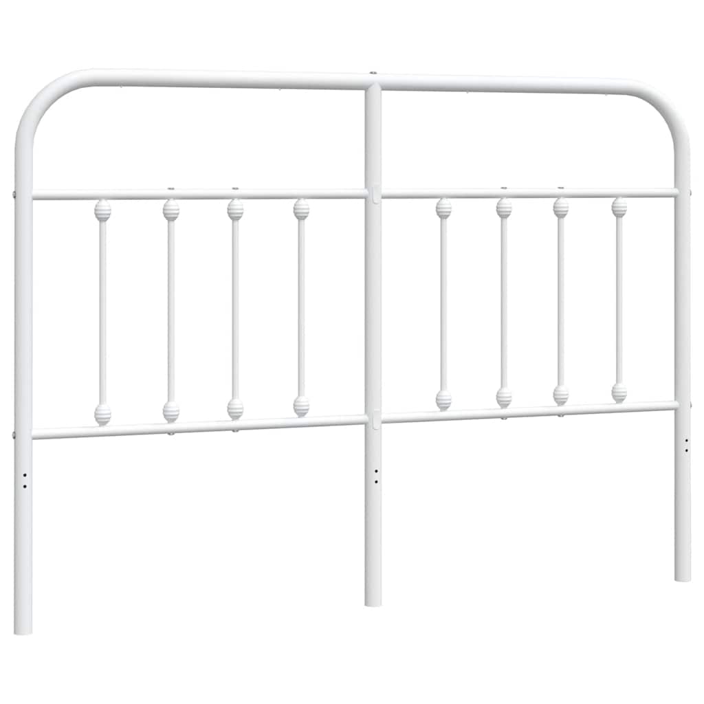 Metalno zamjensko uzglavlje bijelo 150 cm