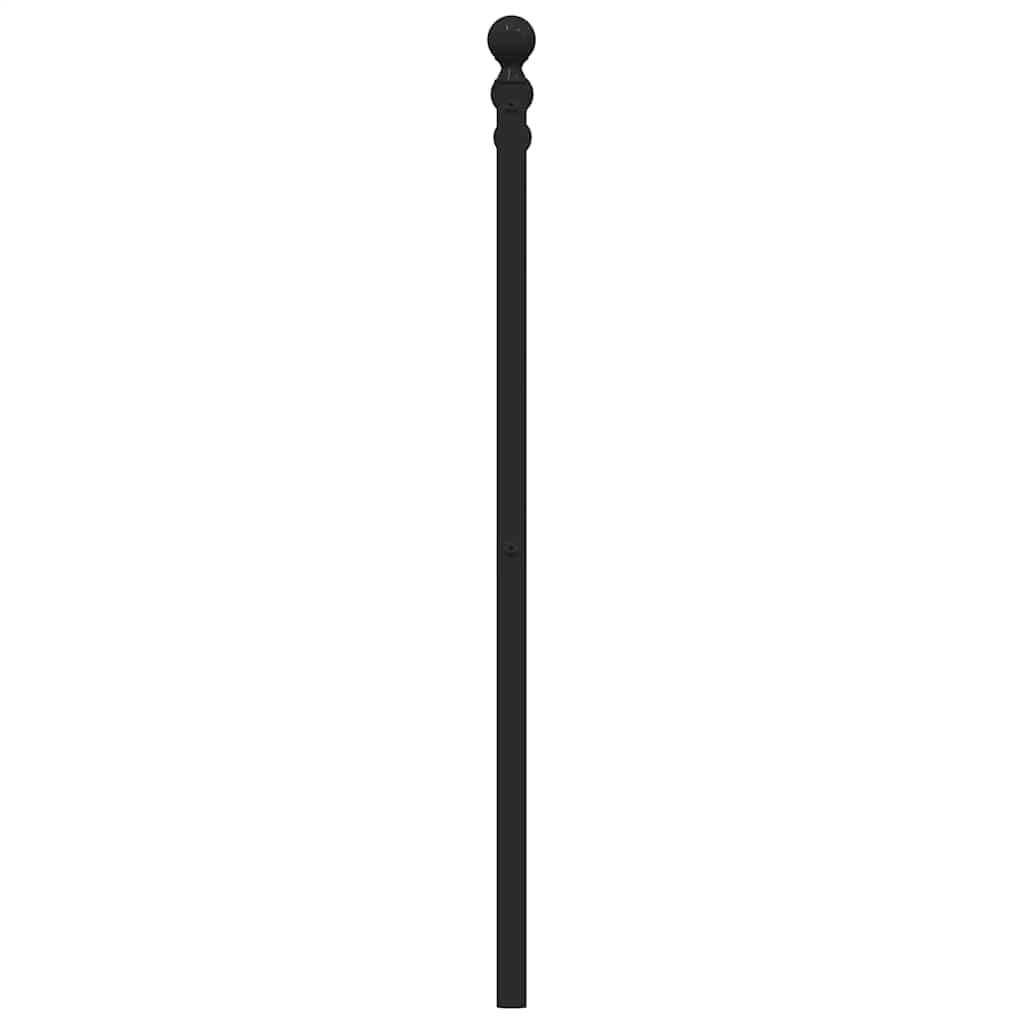 Metalno zamjensko uzglavlje crno 90 cm