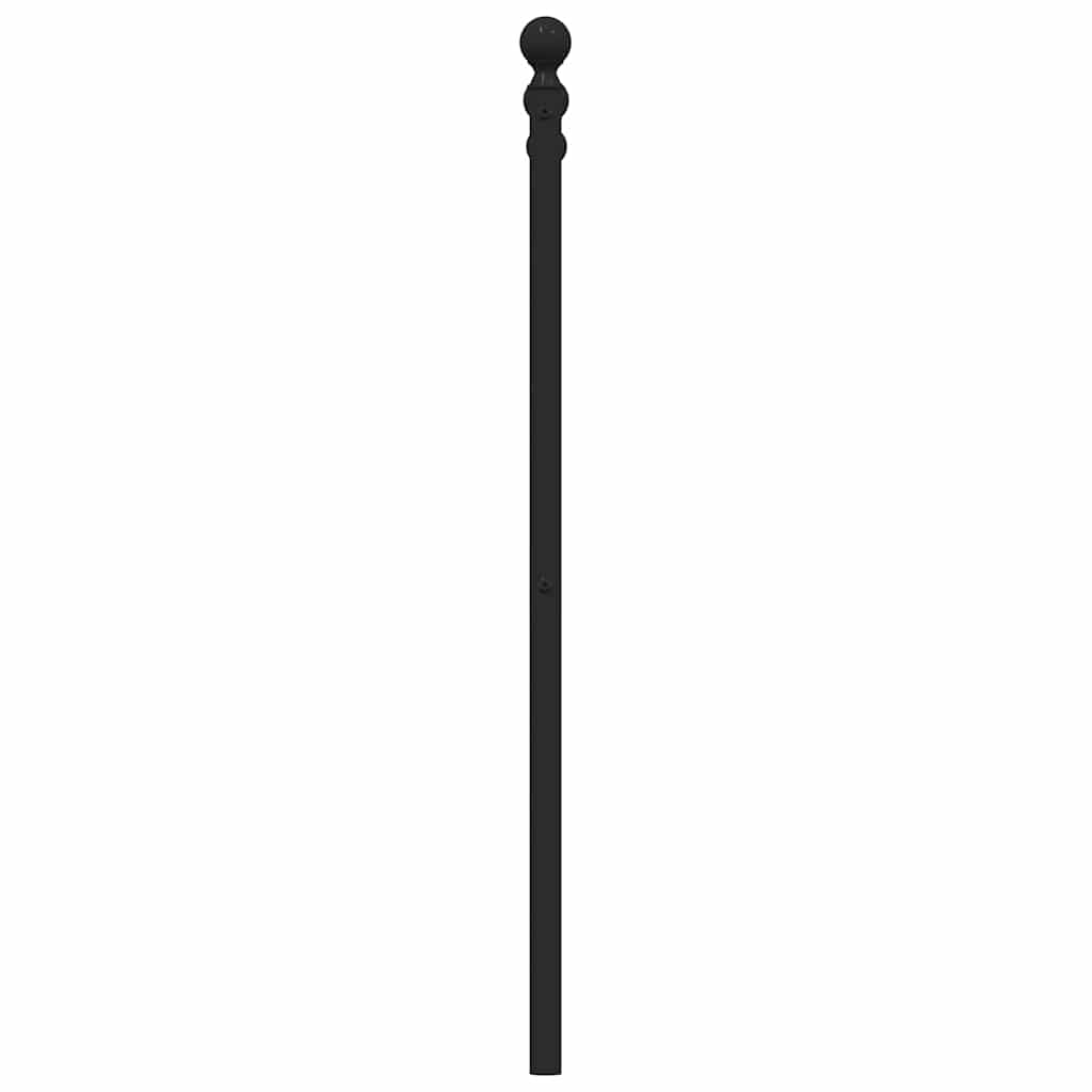 Metalno zamjensko uzglavlje crno 150 cm
