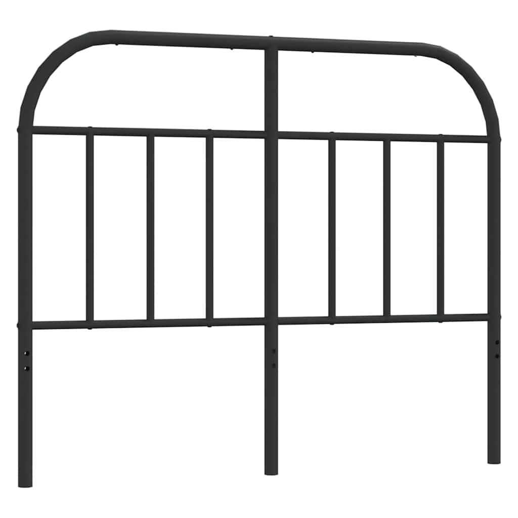 Metalno zamjensko uzglavlje crno 120 cm