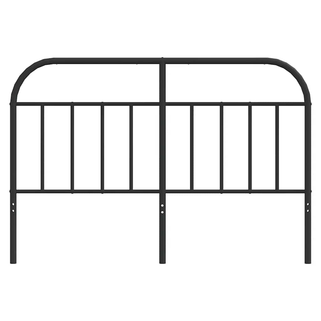 Metalno zamjensko uzglavlje crno 150 cm