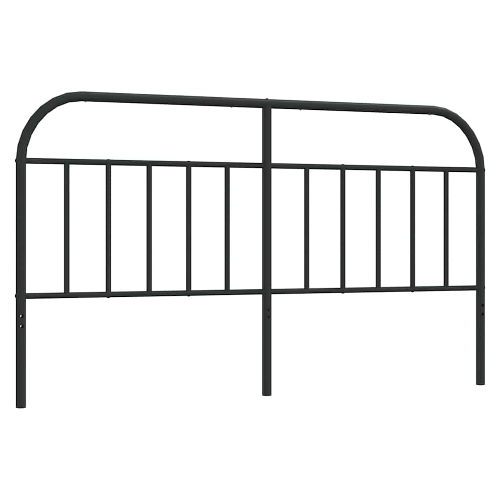 Metalno zamjensko uzglavlje crno 160 cm