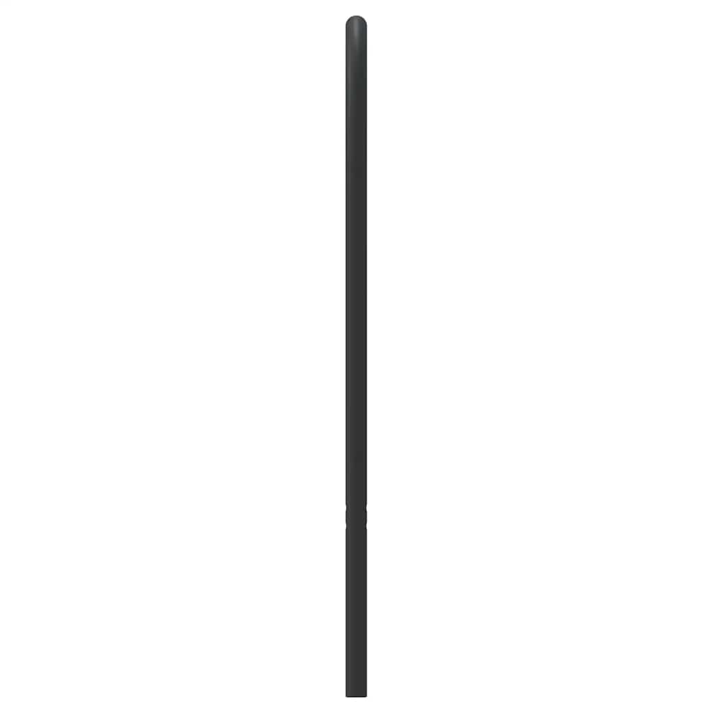Metalno zamjensko uzglavlje crno 160 cm