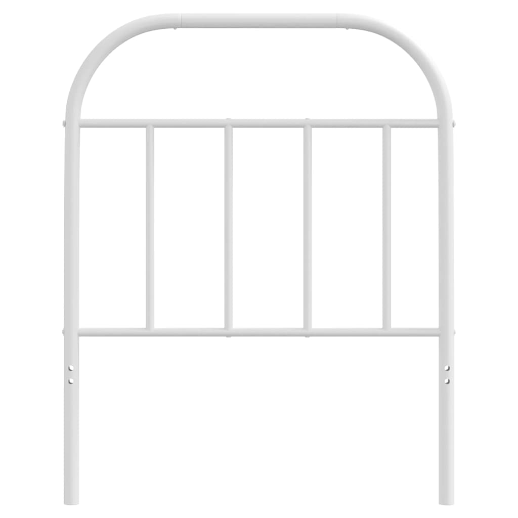 Metalno zamjensko uzglavlje bijelo 75 cm