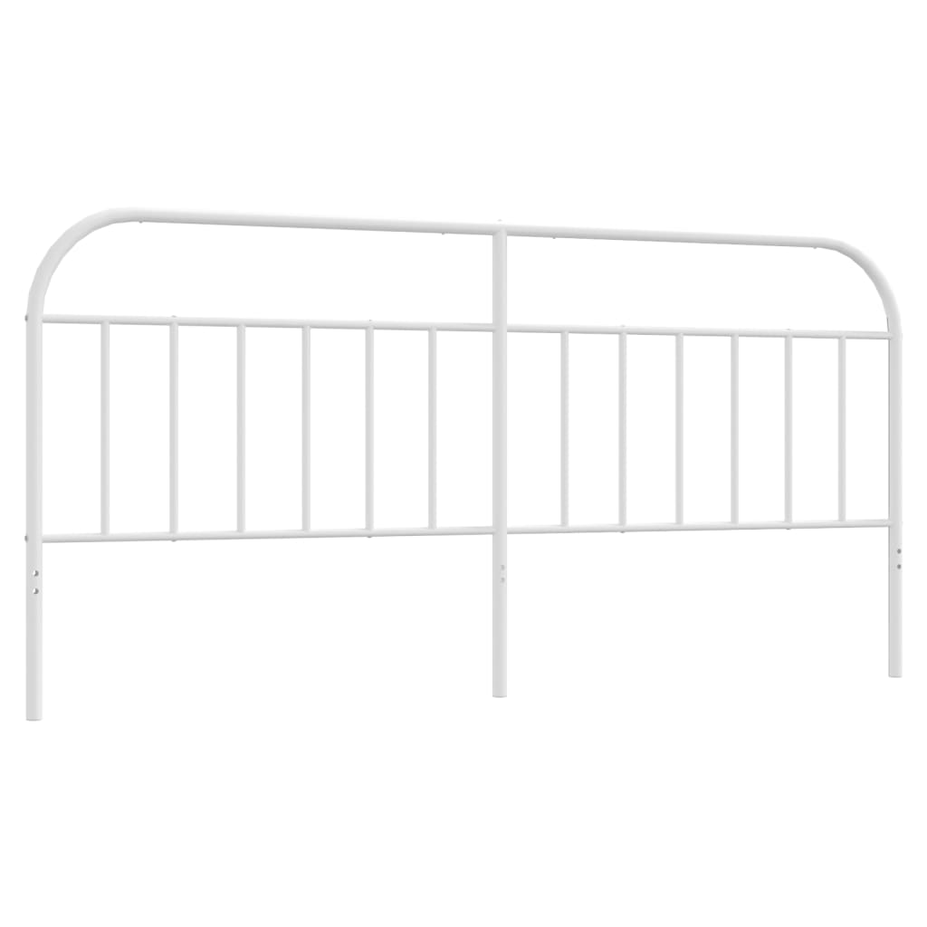 Metalno zamjensko uzglavlje bijelo 200 cm