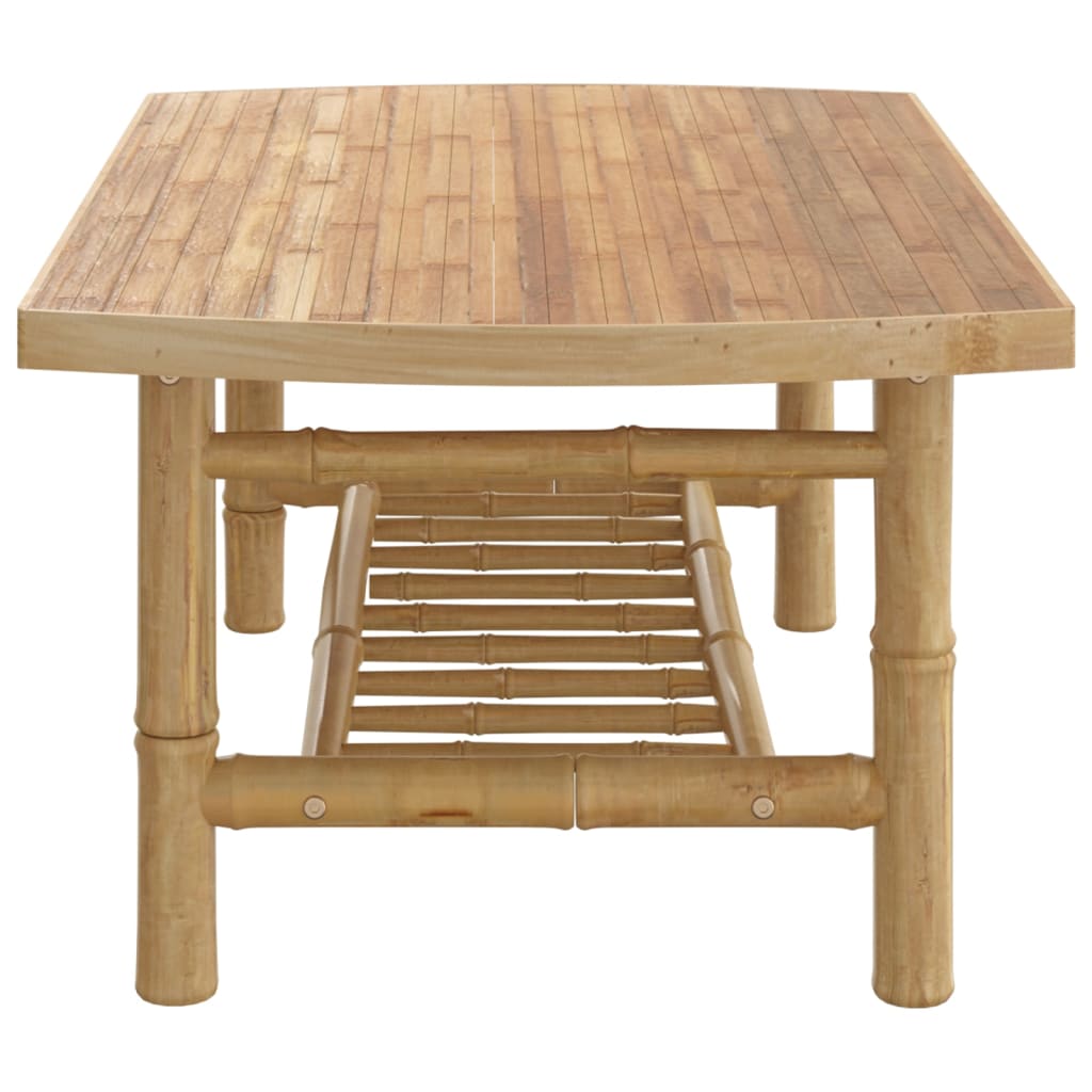 Vrtni stolić za kavu 90 x 55 x 37 cm od bambusa