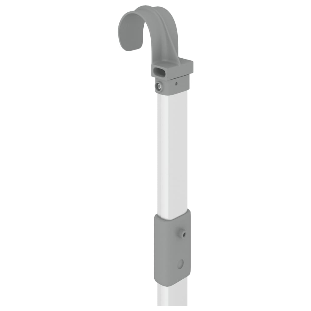 Stalak za sušenje za balkon 89 x 25 x (60 - 95) cm aluminijski