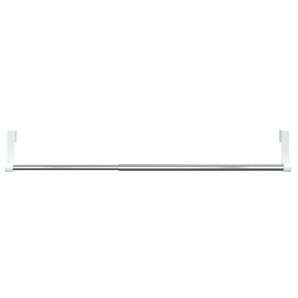 Karniše 2 kom bijelo-srebrne 40 - 60 cm aluminijske