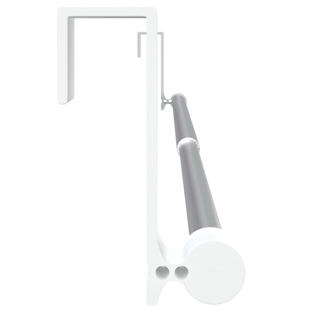 Karniše 2 kom bijelo-srebrne 40 - 60 cm aluminijske