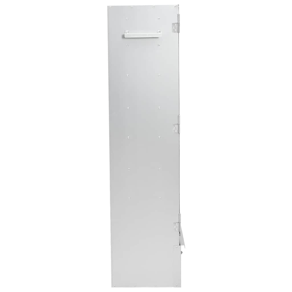 Pećnica s pušnicom i drvenom sječkom 44,5 x 29 x 110 cm čelična