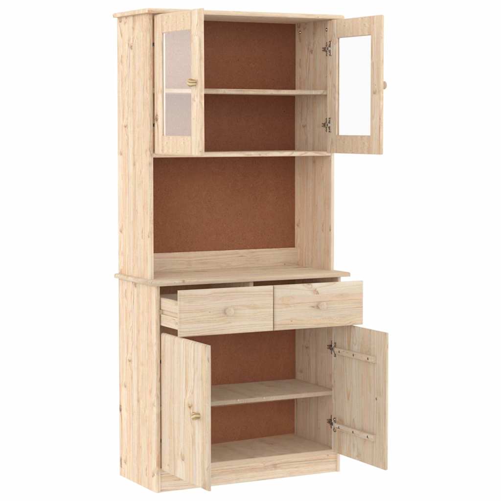 Visoka komoda ALTA 77 x 35 x 165 cm od masivne borovine