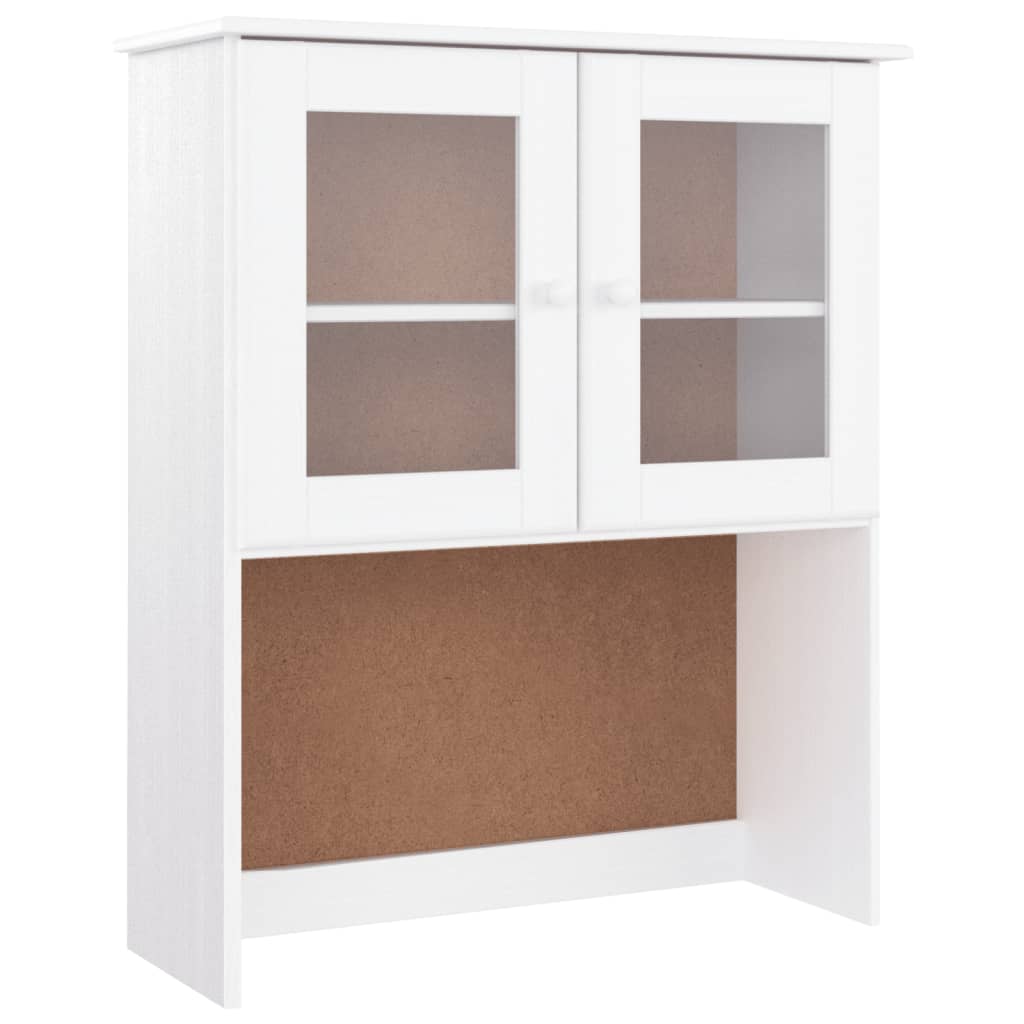 Visoka komoda ALTA bijela 77 x 35 x 165 cm od masivne borovine