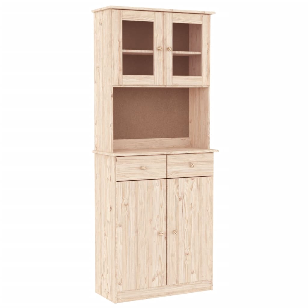 Visoka komoda ALTA 77 x 35 x 188 cm od masivne borovine
