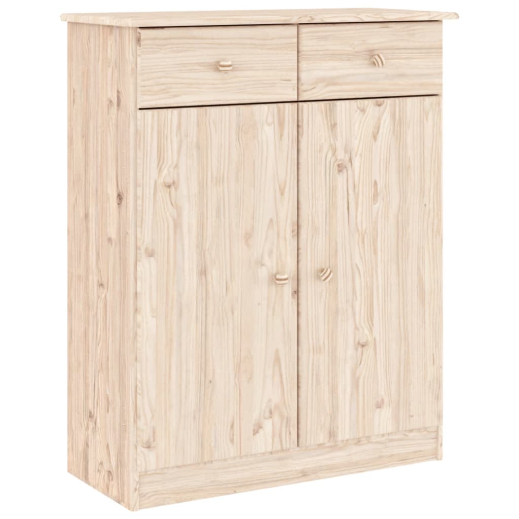 Visoka komoda ALTA 77 x 35 x 188 cm od masivne borovine