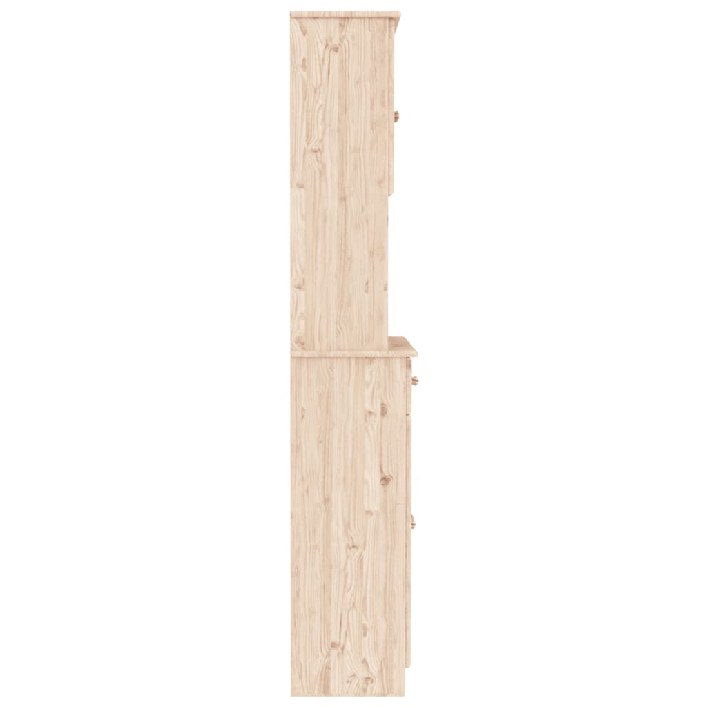 Visoka komoda ALTA 77 x 35 x 188 cm od masivne borovine