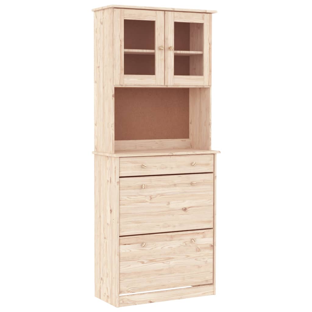 Visoka komoda ALTA 77 x 35 x 188 cm od masivne borovine