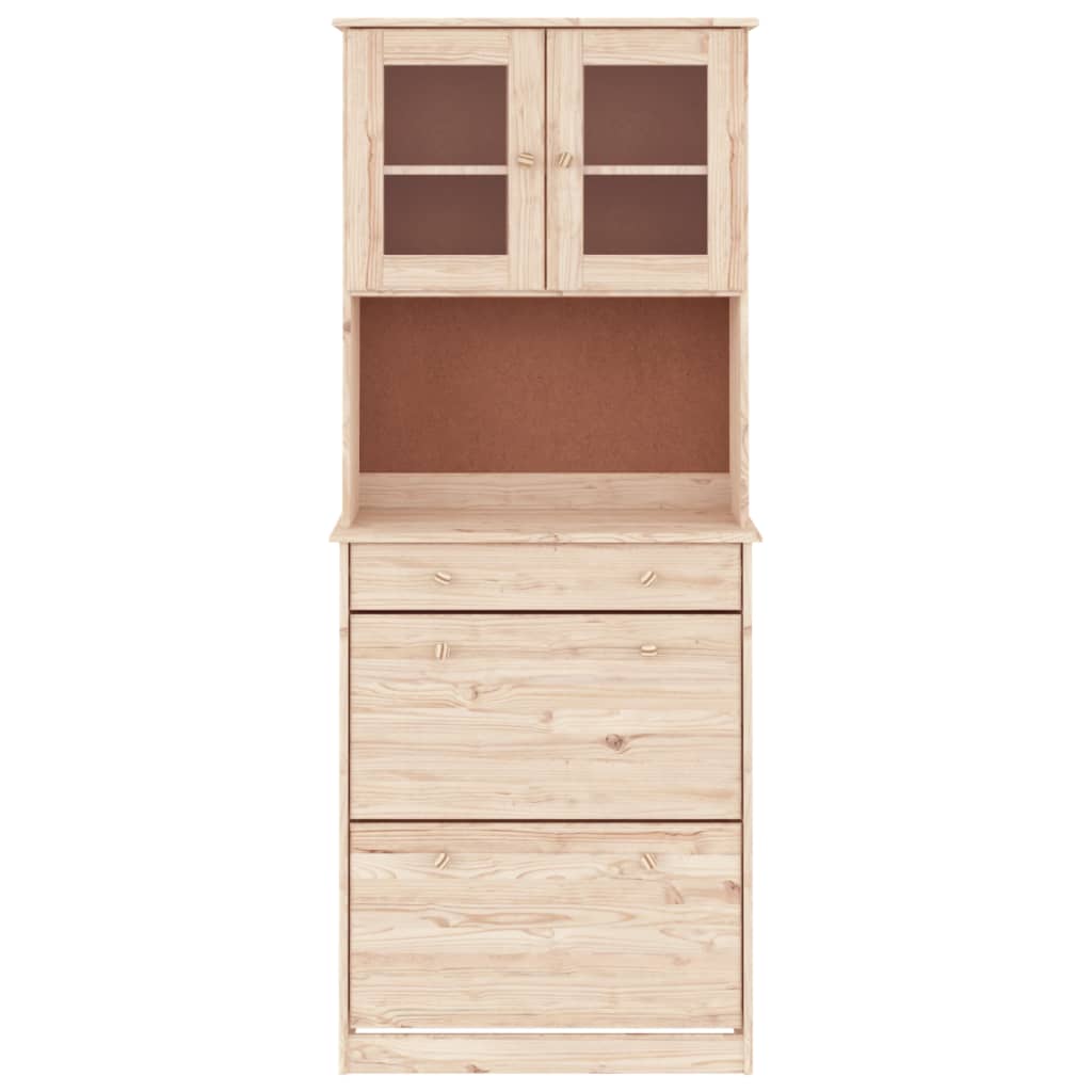 Visoka komoda ALTA 77 x 35 x 188 cm od masivne borovine