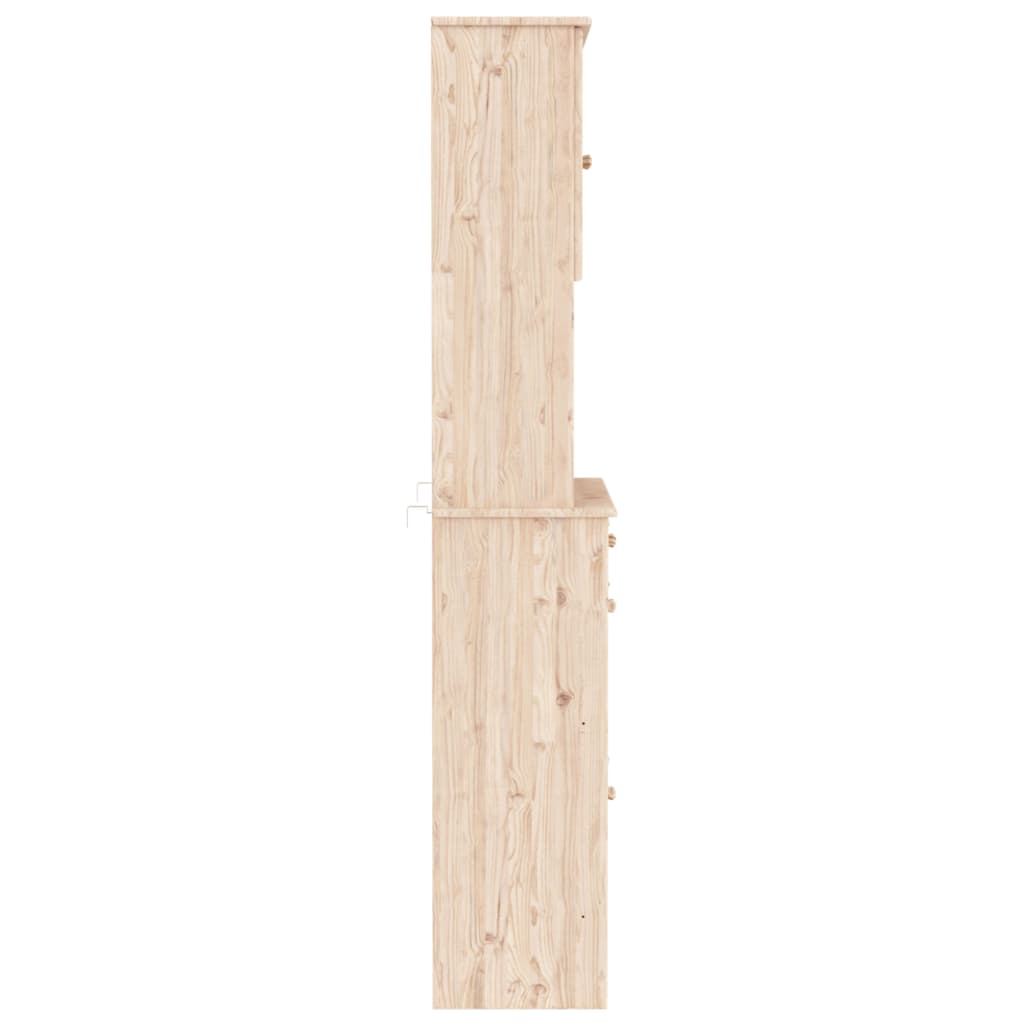 Visoka komoda ALTA 77 x 35 x 188 cm od masivne borovine