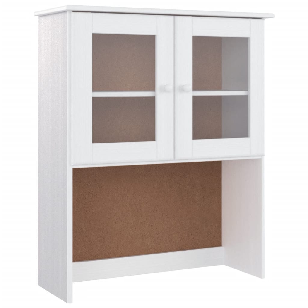 Visoka komoda ALTA bijela 77 x 35 x 188 cm od masivne borovine