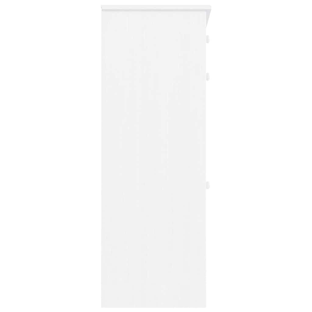 Ormarić za cipele ALTA bijeli 77x35x96 cm od masivne borovine