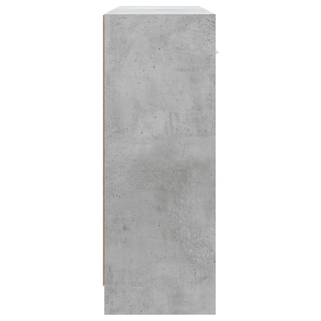 Komoda siva boja betona 91x28x75 cm od konstruiranog drva