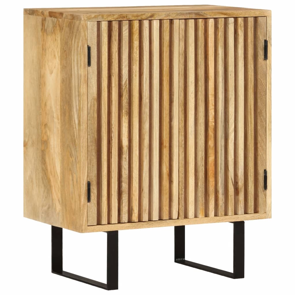 Komoda s 2 vrata 55 x 35 x 70 cm od masivnog drva manga
