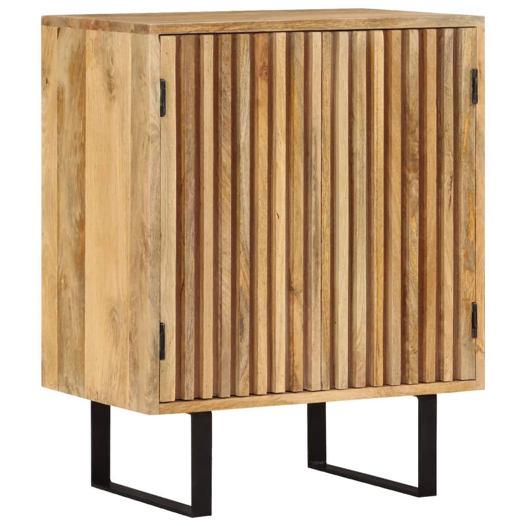 Komoda s 2 vrata 55 x 35 x 70 cm od masivnog drva manga