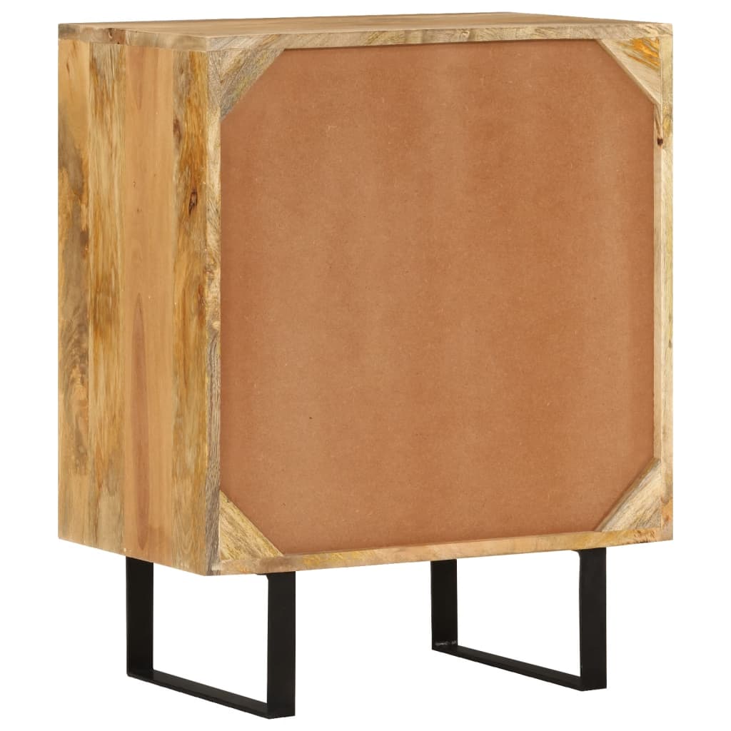 Komoda s 2 vrata 55 x 35 x 70 cm od masivnog drva manga