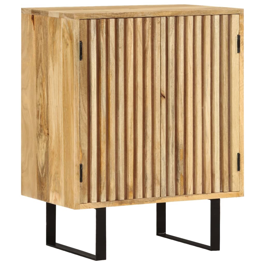 Komoda s 2 vrata 55 x 35 x 70 cm od masivnog drva manga